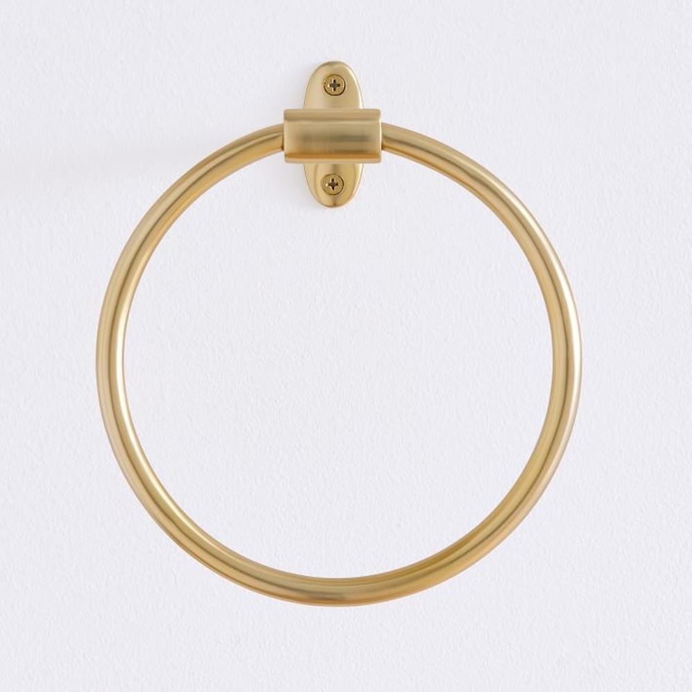 West Elm Gold Towel Ring